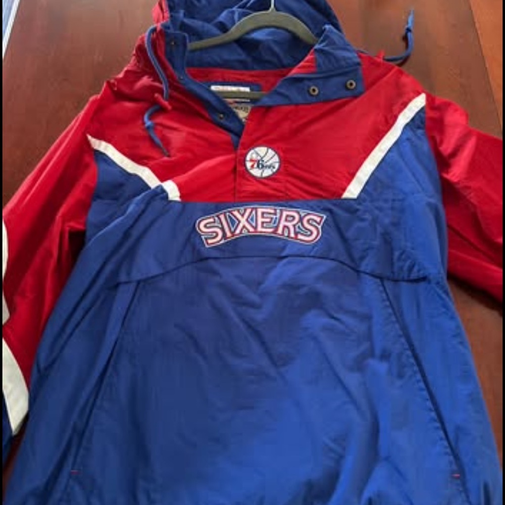Mitchell And Ness Windbreaker Philadelphia 76ers